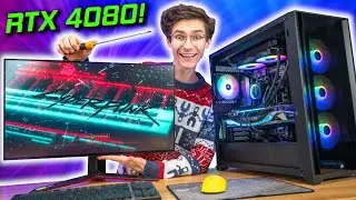 The STUNNING RTX 4080, Ryzen 7900X Gaming PC Build! 🤤 - Corsair 5000X w/ Gameplay Benchmarks!