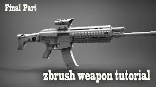 Zbrush Weapon Tutorial - Final Part