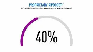 AcroRip Version 10.1 with RIP BOOST ® - increases the print speed of Epson L1800 by approx 40%