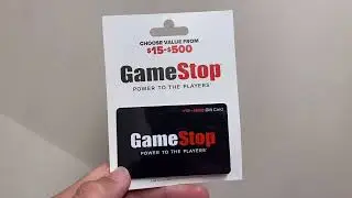 GameStop Gift Cards - Digital Code vs Physical Card