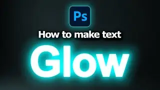 Photoshop how to make text glow