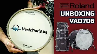 Roland VAD706 Acoustic Design - Unboxing Roland V-Drums