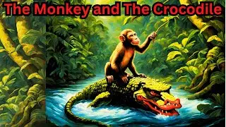 The Clever Monkey And The Cunning Crocodile | Moral Story in English | Panchtantra Animated story