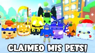 CLAIMEO TODO MI EQUIPO de MASCOTAS en PET SIMULATOR 99!!! - Roblox