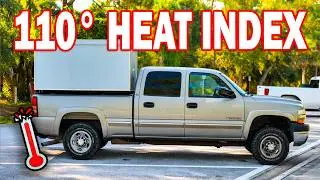 Staying Cool Living Off Grid in a DIY Truck Camper #vanlife