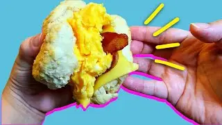 Homemade Bacon, Egg & Cheese Biscuits Recipe | 7Up Biscuits Recipe