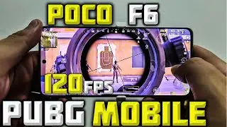 POCO F6 Падает FPS? 120FPS PUBG MOBILE СТРИМ!