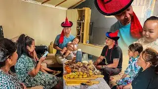 MONGOLIA! What do MONGOLS eat? Meat with stones! Ate BLOOD! Nomad traditions! Mongolian SONGS!