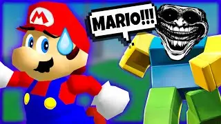 Voice Trolling As Mario On Roblox Mic Up