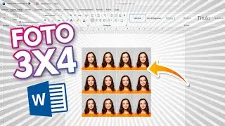 Como fazer foto 3 x 4 no Word