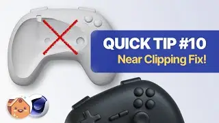 C4D | Quick Tip #10 - How to Fix Disappearing Geometry (Near Clipping)