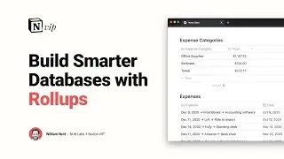 Build Smarter Notion Databases with Rollups