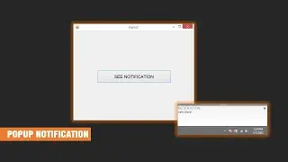 How to Make a Popup Notification Using C#