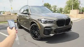 2022 BMW X5 sDrive 40i: Start Up, Walkaround, POV, Test Drive and Review