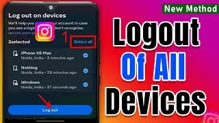 How To Logout Of Instagram On All Devices 2024 [Easy]