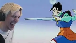 xQc reacts to Dragon Ball Z - Gohan Breaks the Z Sword (with chat)