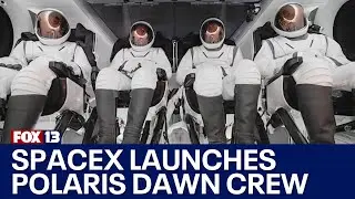 SpaceX launches Polaris Dawn crew for private spacewalk | FOX 13 Seattle