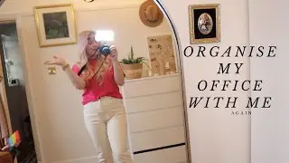 ORGANISE AND DECLUTTER MY HOME OFFICE & FULL OFFICE TOUR