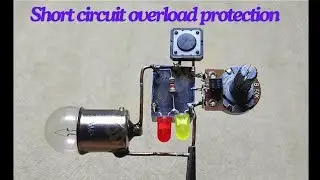 Short circuit overload protection for Battery / Power supply