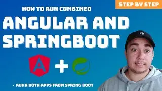 Integrating an Angular project with Spring Boot | Combining Angular project with Spring boot