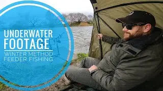 Winter Method Feeder Fishing | Horrible Conditions | Underwater Footage