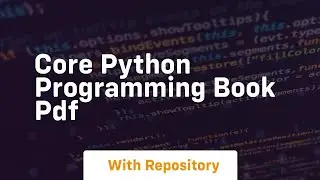 core python programming book pdf