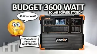 Pecron E3600LFP 3600w BUDGET Power Station Solar Generator