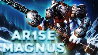 Ar1se - Best Magnus Rough Games Slick Moments Dota2 Highlights!