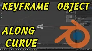 Use Keyframes To Animate Along A Curve - Blender Rookie