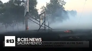 Battle continues against 1.500-acre Aero Fire in Calaveras County