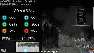 osu!mania (BabyMetal - krauser24 -Headbanger)