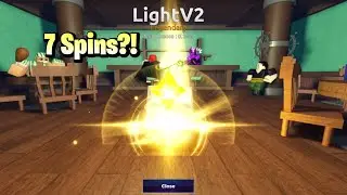 Getting Light V2 in Fruit Battlegrounds.. (Roll in 7 Spins)