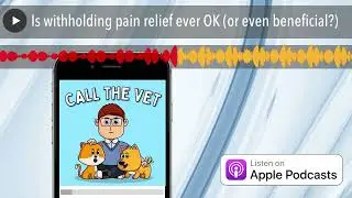 Is withholding pain relief ever OK (or even beneficial?)