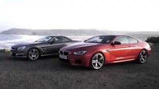 BMW M6 v Mercedes SL63 AMG - /CHRIS HARRIS ON CARS