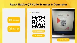 React Native QR Code Scanner & Generator app