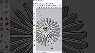 Multiple Copies With Rotation In SketchUp 