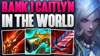 BEST CAITLYN IN THE WORLD AMAZING ADC GAMEPLAY! | CHALLENGER CAITLYN ADC | Patch 14.13 S14