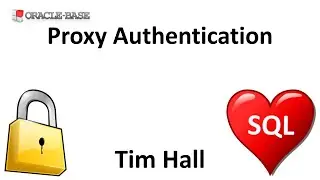 Proxy Authentication : Connect to the database using proxy authentication.