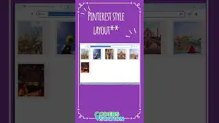 Unlock CSS Pinterest Layout Design with These Tricks! #csslayout #pinterestdesign #webdesign