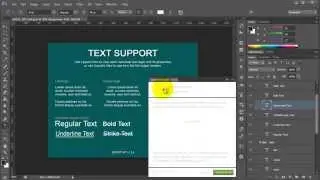 Export Kit PSD: Text Tool Support