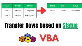 How to Move Rows in Excel Workbook to Another Sheet Automatically Based on a Cell Value?