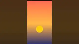 Sunset Scene | HTML CSS JAVASCRIPT 