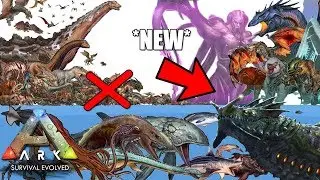 *NEW* Dinos are replacing the OLD Dinos in ARK......