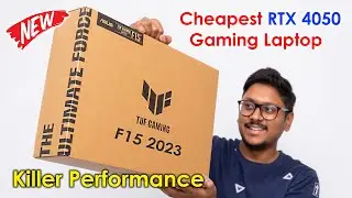 Cheapest RTX 4050 Laptop 2023...🤯Asus TUF Gaming F15 13th Gen Review🔥