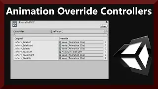 Animation Override Controllers Explained - 2D Game Development in Unity 5.6