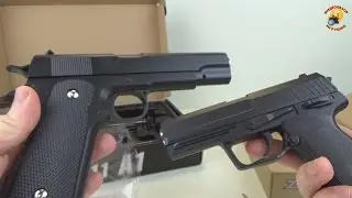 Пневматический пистолет Кольт М1911 А1 и Heckler and Koch USP