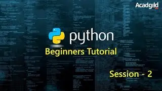 Python Tutorial for Beginners Part 2 | Python Programming Tutorial | Python Basics