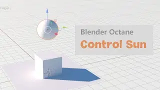 Control sun with an object in blender octane