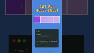 CSS Fun Hover Effect | Html and CSS shorts