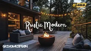 Rustic Modern Home Design Ideas: Blend Cozy Warmth with Contemporary Style for Your Space